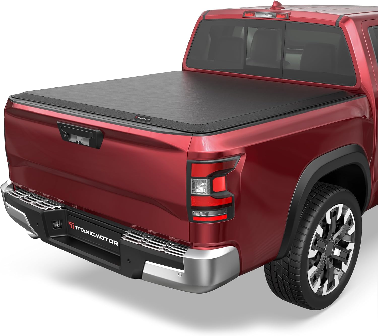 TITANICMOTOR soft roll-up tonneau cover for Nissan Titan 5.5FT